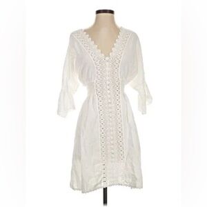 Seaspice White Cotton Dress